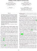 Cover page: Building a Model of Infant Social Interaction