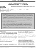 Cover page: Needle Decompression of Tension Pneumoperitoneum: A Case Report