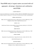 Cover page: NanoSIMS study of organic matter associated with soil particles: Advantages, limitations and combination with STXM