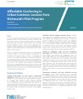 Cover page of Affordable Carsharing in Urban Contexts: Lessons from Richmond’s Pilot Program
