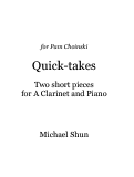 Cover page: Quick-takes
