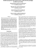 Cover page: Statistical properties of the speed-accuracy trade-off (SAT) paradigm in sentence processing