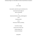 Cover page: Disposing of Single-Use: Sustainability Transitions Towards Waste-Free Systems