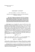 Cover page: Probability matching