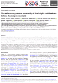 Cover page: The reference genome assembly of the bright cobblestone lichen, Acarospora socialis