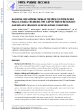 Cover page: Alcohol use among fatally injured victims in São Paulo, Brazil: bridging the gap between research and health services in developing countries