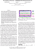 Cover page: The Typology of Polysemy: A Multilingual Distributional Framework