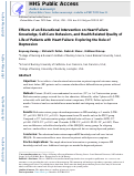 Cover page: Effects of an educational intervention on heart failure knowledge, self-care behaviors, and health-related quality of life of patients with heart failure: Exploring the role of depression