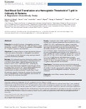 Cover page: Red Blood Cell Transfusion at a Hemoglobin Threshold of 7 g/dl in Critically Ill Patients: A Regression Discontinuity Study.