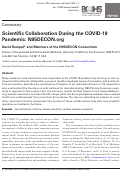 Cover page: Scientific Collaboration During the COVID-19 Pandemic: N95DECON.org