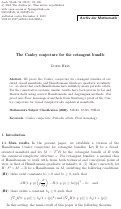 Cover page: The Conley conjecture for the cotangent bundle