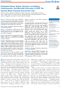 Cover page: Estimated Kidney Tubular Secretion and Kidney, Cardiovascular, and Mortality Outcomes in CKD: The Systolic Blood Pressure Intervention Trial