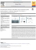 Cover page of The global policy landscape of ISO 50001 energy management systems