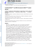 Cover page: Combined BRAFV600E and MEK blockade for BRAFV600E-mutant gliomas