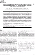 Cover page: Introduction of Biosimilar Therapeutics Into Nephrology Practice in the United States: Report of a Scientific Workshop Sponsored by the National Kidney Foundation