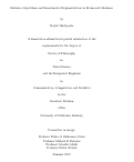 Cover page: Inference Algorithms and Sensorimotor Representations in Brains and Machines