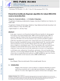 Cover page: Hierarchical multiscale Bayesian algorithm for robust MEG/EEG source reconstruction