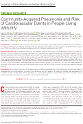 Cover page: Community-Acquired Pneumonia and Risk of Cardiovascular Events in People Living With HIV.