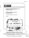 Cover page: Preliminary Observation of Carbon in Pre-Tinned Specimens