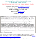 Cover page: Understanding Waves of Globalization and Resistance in the Capitalist World(-)System*:Social Movements and Critical Global(ization) Studies