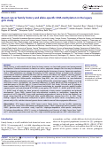 Cover page: Breast cancer family history and allele-specific DNA methylation in the legacy girls study