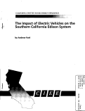 Cover page: The Impact of Electric Vehicles on the Southern California Edison System