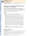 Cover page: Stabilization of Costal Cartilage Graft Warping Using Infrared Laser Irradiation in a Porcine Model