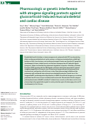 Cover page: Pharmacologic or genetic interference with atrogene signaling protects against glucocorticoid-induced musculoskeletal and cardiac disease.