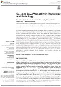 Cover page: Gα12 and Gα13: Versatility in Physiology and Pathology