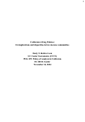 Cover page of California’s Drug Policies: Its implications and disparities in low-income communities