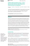 Cover page: Online Mastermind Groups: A Non-hierarchical Mentorship Model for Professional Development