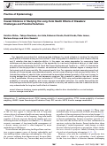 Cover page: Causal Inference in Studying the Long-Term Health Effects of Disasters: Challenges and Potential Solutions.