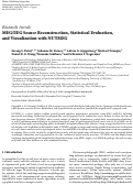 Cover page: MEG/EEG Source Reconstruction, Statistical Evaluation, and Visualization with NUTMEG