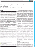 Cover page: Chromogranin A regulates neuroblastoma proliferation and phenotype