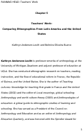 Cover page: Teachers’ Work: Comparing Ethnographies from Latin America and the United States