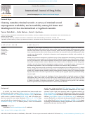 Cover page: Clearing cannabis criminal records: A survey of criminal record expungement availability and accessibility among US States and Washington DC that decriminalized or legalized cannabis