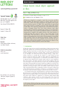 Cover page: Odour boosts visual object approach in flies