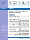 Cover page of Allocating Under Water: Reforming California's Groundwater Adjudications