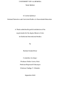 Cover page: It's in the Syllabus: National Narratives and Curricular Politics in Postcolonial Education