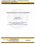 Cover page: Software Development: A View from the Outside