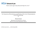 Cover page of The Stagnation, Retrogression, and Potential Pro-Voter Transformation of U.S. Election Law