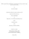 Cover page: Effects of particle shape and fluid shear on the kinematics and mass transfer of large particles in turbulent flow