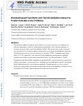 Cover page: Blunted Reward Sensitivity and Trait Disinhibition Interact to Predict Substance Use Problems