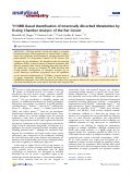 Cover page: 1H NMR-Based Identification of Intestinally Absorbed Metabolites by Ussing Chamber Analysis of the Rat Cecum