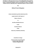 Cover page: Predictors of Progression to Liver Transplantation Among Post-Renal Transplants Patients with Autosomal Recessive Polycystic Kidney Disease (ARPKD) and Congenital Hepatic Fibrosis (CHP)