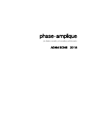 Cover page: phase-amplique