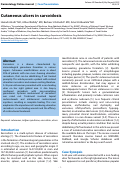 Cover page: Cutaneous ulcers in sarcoidosis