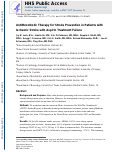 Cover page: Antithrombotic Therapy for Stroke Prevention in Patients With Ischemic Stroke With Aspirin Treatment Failure