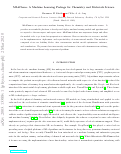 Cover page: ML4Chem: A Machine Learning Package for Chemistry and Materials Science