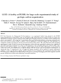 Cover page: LUCI: A facility at DUSEL for large-scale experimental study of geologic carbon sequestration